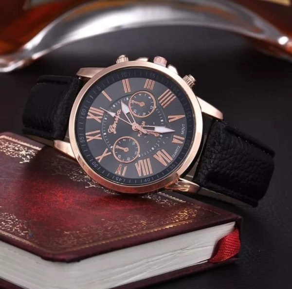 Reloj geneva negro 1