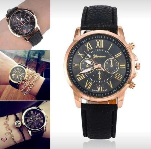 Reloj geneva negro 2